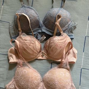 Set Of 3 Branded Bras