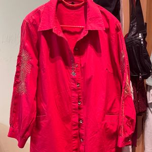 Red Colour Shirt