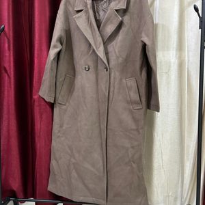 Brown Korean Style Long Coat 🧥