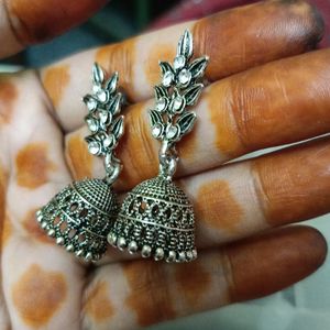 Combo Of 4 Set Oxidised Jhumka