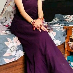 Purple Suit With Dupatta