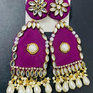 Fabric Fancy Earrings