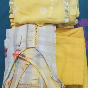 Cotton Suit With Pant And Beautiful Dupatta