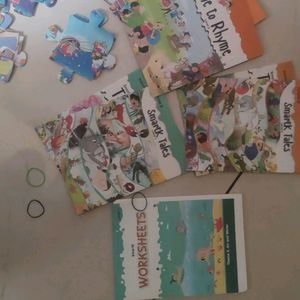 puzzles story & story books one worksheet book & rhymes book