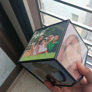 Hexagonal Rotating Photo Frame