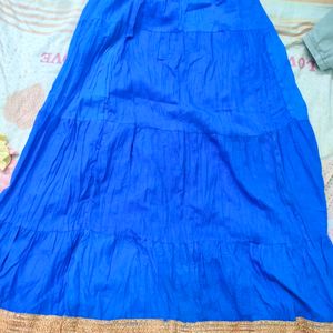 Blue Colored Ethnic Skirt New