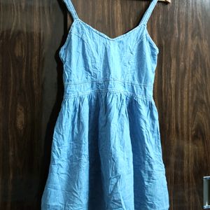 Korean One Piece Denim Dress For Women