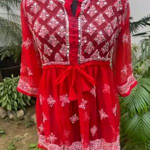 Real Chikankari Kurti