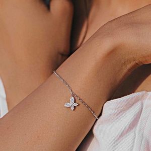 SHAYA BY CARATLANE Silver Butterfly Bracelet