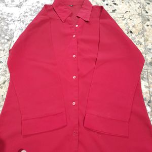 Cool Red Shirt For Girls Wear!!