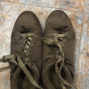 Olive Green Casual Shoes