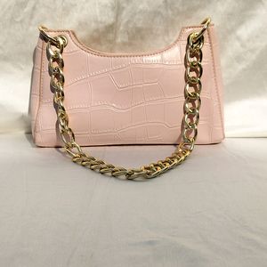 Light Pink Baguette Bag