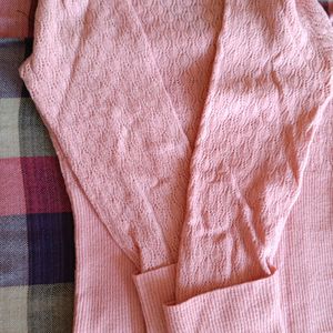 Cute Baby Pink Korean Top