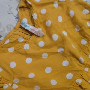 Pantaloons Yellow Frock/Dress For Girls