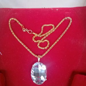 Chain With Pandent, Earing And Ring