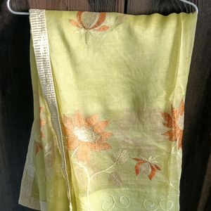 Light green Silk Kota saree