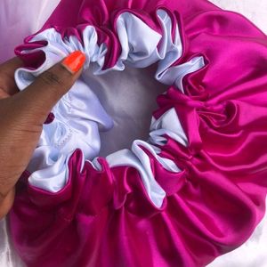 Satin Bonnet- Double Side Muli Color