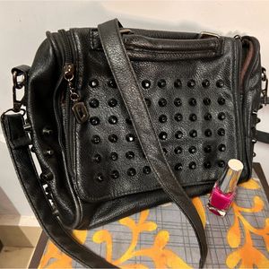 Black Imported Leather Purse