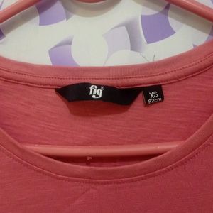 Fig Slim Fit T Shirt For Woman