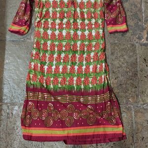 Pure Cotton Kurti And Dupatta