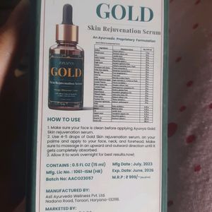 Gold Skin Rejuvenation Serum