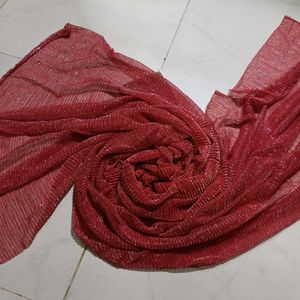 Red Metalic Shimmer Hijabs (Ofr Me Ur Prc)