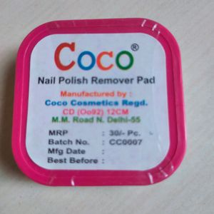 Nail paint Remover