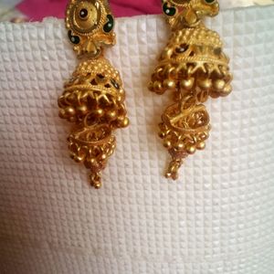 New Double Layer Jhumki Unused