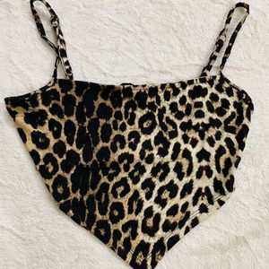 Cheetah Print Napkin Top