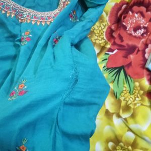 Cotton Suit Set With Dupatta