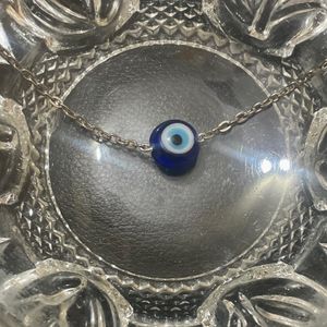 Evil eye necklace-Gold evil eye choker-Dainty evil eye necklace-Blue evil eye necklace-Nazar necklace gold-Tiny evil eye jewelry for women (one piece only)