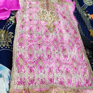 Full Embroidery Suit With Dupatta