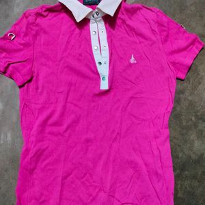 Ladies Color Neck T-shirt