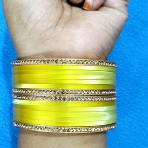 Yellow And Golden Bangles