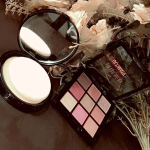 Swiss Beauty Eyeshadow Palette & Purplle Compact