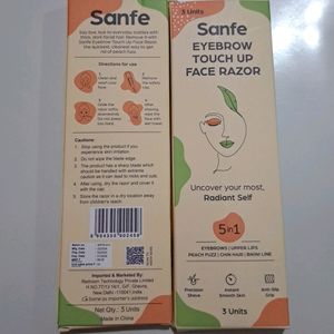 Sanfe Eyebrow Touch Up Face Razor Pack Of 2×6