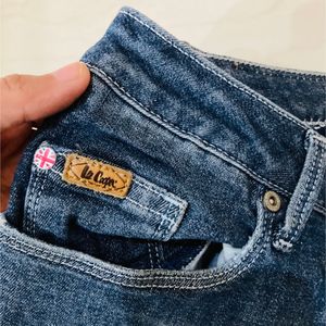 Lee Cooper Sequin Patch Jeans For Women