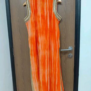 Orange Long Kurti