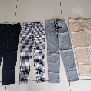 4 Stylish Pant Combo