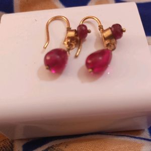 real ruby earrings