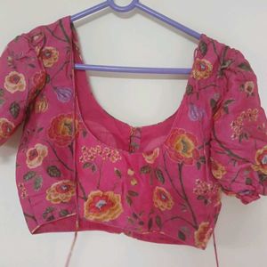 Festive Floral Blouse