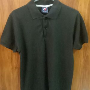 Black polo t shirt