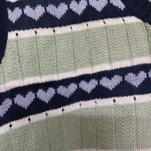 Korean Oversized Sweater Vest