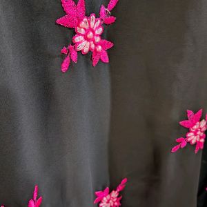 Festive Black Custom-made Kurta