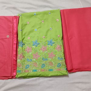 Un Stitched Salwar Suit Set