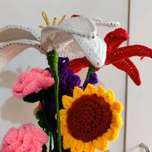 💐🌹🥀🥀🌻🌼Vibrant crotchet Bouquet