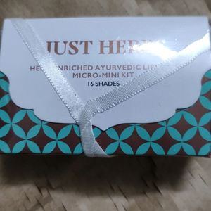 Just Herb Enriched Ayurvedic Lipstick Micro-Mini Kit