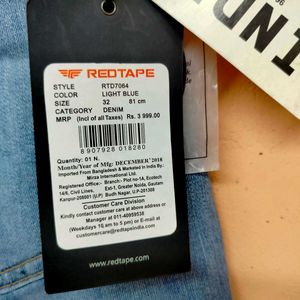 Brand New Redtape Jeans For Men Women