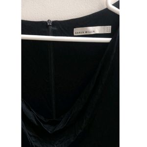 Karen Millen Black Ruched Dress