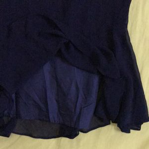 Zara One Shoulder Black Dress Size M(Bust 36-38)